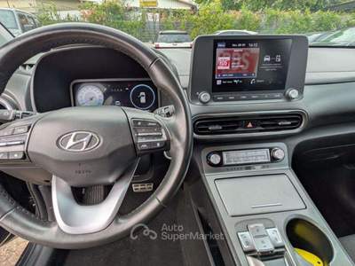 Hyundai Kona EV 39kWh XTech City ZERO EMISSION CAMERA POST. Grigio usata Roma