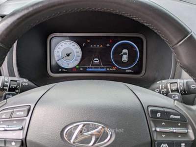 Hyundai Kona EV 39kWh XTech City ZERO EMISSION CAMERA POST. Grigio usata Roma