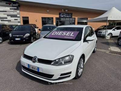 Volkswagen Golf Golf VII 1.6 TDI 105CV 5P HIGHLINE BMT 2014 Bianco usata Latina