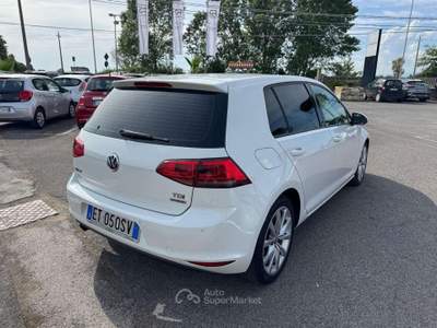 Volkswagen Golf Golf VII 1.6 TDI 105CV 5P HIGHLINE BMT 2014 Bianco usata Latina