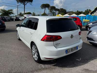 Volkswagen Golf Golf VII 1.6 TDI 105CV 5P HIGHLINE BMT 2014 Bianco usata Latina