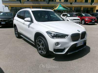 BMW X1 X1 X1 S-DRIVE 20d 190CV E6D X-LINE AUTOMATICO/PELLE/NAVI/CAMERA/FULL LED Bianco usata Giugliano in Campania