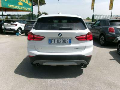 BMW X1 X1 X1 S-DRIVE 20d 190CV E6D X-LINE AUTOMATICO/PELLE/NAVI/CAMERA/FULL LED Bianco usata Giugliano in Campania