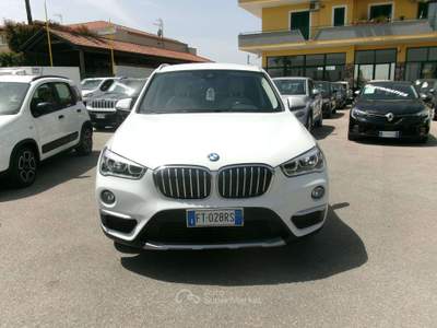 BMW X1 X1 X1 S-DRIVE 20d 190CV E6D X-LINE AUTOMATICO/PELLE/NAVI/CAMERA/FULL LED Bianco usata Giugliano in Campania