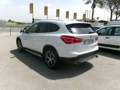 BMW X1 X1 X1 S-DRIVE 20d 190CV E6D X-LINE AUTOMATICO/PELLE/NAVI/CAMERA/FULL LED Bianco usata Giugliano in Campania