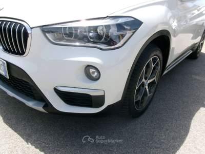 BMW X1 X1 X1 S-DRIVE 20d 190CV E6D X-LINE AUTOMATICO/PELLE/NAVI/CAMERA/FULL LED Bianco usata Giugliano in Campania