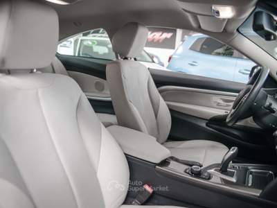 BMW Serie 4 430dA 420 D 184 CV COUPE' MODERN AUTOMATICO CERCHI PELLE TESSUTO Grigio usata Pesaro