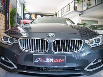BMW Serie 4 430dA 420 D 184 CV COUPE' MODERN AUTOMATICO CERCHI PELLE TESSUTO Grigio usata Pesaro