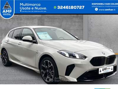 BMW Serie 1 118d 118d, M Sport, Live Cockpit Plus, telecamera posteriore, DAB, 18" Bianco usata Roma