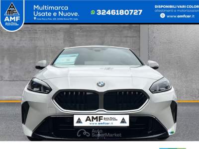 BMW Serie 1 118d 118d, M Sport, Live Cockpit Plus, telecamera posteriore, DAB, 18" Bianco usata Roma