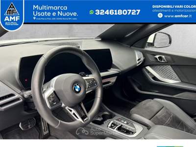BMW Serie 1 118d 118d, M Sport, Live Cockpit Plus, telecamera posteriore, DAB, 18" Bianco usata Roma