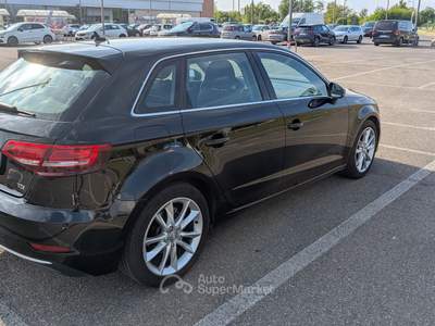 Audi A3 Unico proprietario-paddle shift,sensori ant.post.,cruise control Nero usata Ovada