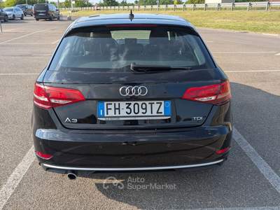 Audi A3 Unico proprietario-paddle shift,sensori ant.post.,cruise control Nero usata Ovada