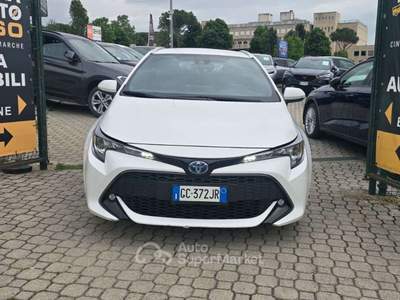 Toyota Corolla Touring Sports 1.8h Business cvt PROMO FINANZIAMENTO Bianco usata Roma