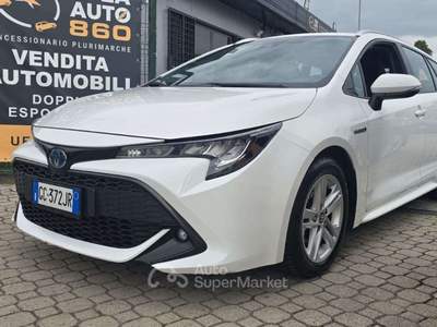 Toyota Corolla Touring Sports 1.8h Business cvt PROMO FINANZIAMENTO Bianco usata Roma