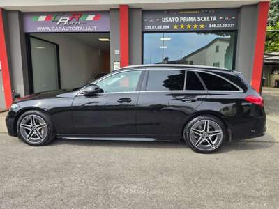 Mercedes-Benz Classe C d Mild hybrid S.W. Premium AMG Full LED Camera Nero usata Rezzato