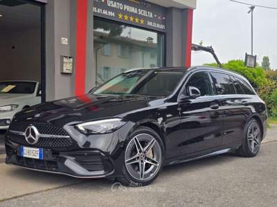 Mercedes-Benz Classe C d Mild hybrid S.W. Premium AMG Full LED Camera Nero usata Rezzato