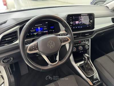Volkswagen T-Roc 2.0 tdi Life 150CV DSG CERCHI DA 19 ORIGINALI GOMME NUOVE Bianco usata Ciserano