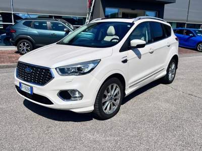 Ford Kuga 2.0 TDCI 150 CV S&S 4WD Powershift Vignale Bianco usata Pieve di Soligo