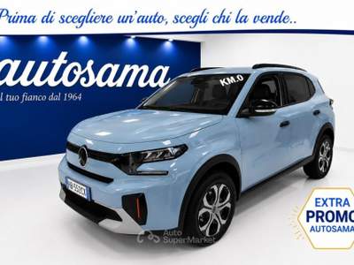 Citroen C3 Aircross 1.2 PureTech Turbo 100 CV Plus KMZERO Blu/Azzurro usata Rho