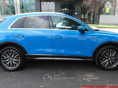 Audi Q3 40 2.0 tfsi S line edition quattro s-tronic Unico Proprietario Blu/Azzurro usata Buccinasco