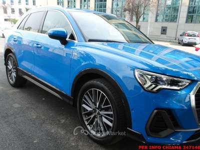 Audi Q3 40 2.0 tfsi S line edition quattro s-tronic Unico Proprietario Blu/Azzurro usata Buccinasco