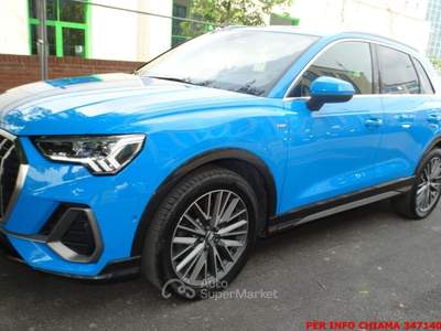 Audi Q3 40 2.0 tfsi S line edition quattro s-tronic Unico Proprietario Blu/Azzurro usata Buccinasco