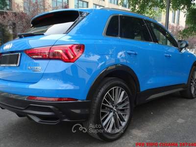 Audi Q3 40 2.0 tfsi S line edition quattro s-tronic Unico Proprietario Blu/Azzurro usata Buccinasco