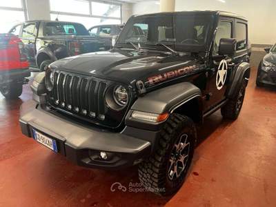 Jeep Wrangler Wrangler 2.0 turbo Rubicon auto **GANCIO** Nero usata Corteno Golgi