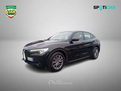 Alfa Romeo Stelvio 2.2 Turbodiesel 160 CV AT8 RWD Business Nero usata Cassino
