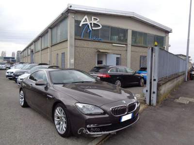 BMW Serie 6 640d 640 d Coupé Futura *FINANZIABILE* *TAGLIANDATA* Grigio usata San Giuliano Milanese