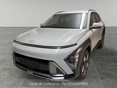 Hyundai Kona 1.0 T-GDI Hybrid 48V iMT Xline Grigio usata Ciriè