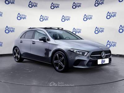 Mercedes-Benz Classe A A 180d Auto Sport Advanced - Tetto Apr. F.Led Pelle Grigio usata Ciampino