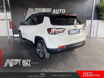 Jeep Compass Compass 1.5 turbo t4 mhev Summit 2wd 130cv dct Bianco usata Napoli