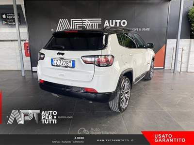 Jeep Compass Compass 1.5 turbo t4 mhev Summit 2wd 130cv dct Bianco usata Napoli