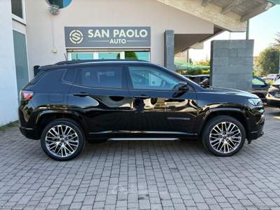 Jeep Compass Compass 1.5 T4 130CV MHEV 2WD Summit Nero usata San Paolo d'Argon