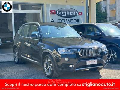 BMW X3 X3 xDrive20d xLine TETTO PELLE TAGL.BMW Nero usata Bernalda
