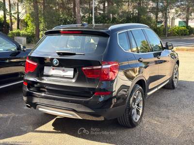 BMW X3 X3 xDrive20d xLine TETTO PELLE TAGL.BMW Nero usata Bernalda
