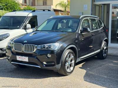 BMW X3 X3 xDrive20d xLine TETTO PELLE TAGL.BMW Nero usata Bernalda