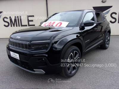 Jeep Avenger 1.2 Turbo 110 CV e-HYBRID Summit AUTOMATICA Nero usata SECUGNAGO