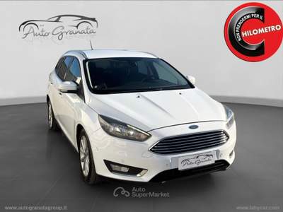 Ford Focus Focus 1.5 TDCi 120 CV S&S SW Titanium PERFETTA! Bianco usata Qualiano