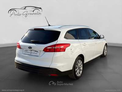 Ford Focus Focus 1.5 TDCi 120 CV S&S SW Titanium PERFETTA! Bianco usata Qualiano