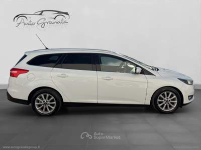 Ford Focus Focus 1.5 TDCi 120 CV S&S SW Titanium PERFETTA! Bianco usata Qualiano