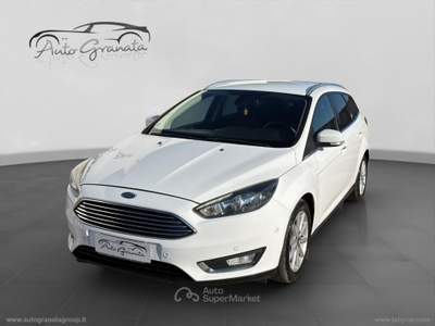 Ford Focus Focus 1.5 TDCi 120 CV S&S SW Titanium PERFETTA! Bianco usata Qualiano