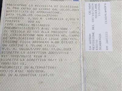 Nissan Atleon 120 cassone fisso centinato Bianco usata Acerra