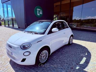 Fiat 500 Cabrio 42 kWh= 350 KM - 118CV - PROMO FINANZIAMENT Bianco usata Castagnole delle Lanze
