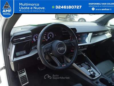 Audi A3 Sportback TFSI/S-Tronic S-Line "LED/GRA/SHZ" Bianco usata Roma