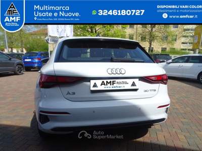 Audi A3 Sportback TFSI/S-Tronic S-Line "LED/GRA/SHZ" Bianco usata Roma