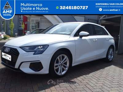 Audi A3 Sportback TFSI/S-Tronic S-Line "LED/GRA/SHZ" Bianco usata Roma