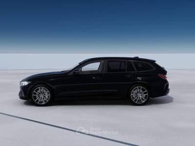 BMW Serie 3 318d 318d Touring 48V Nero usata Modena